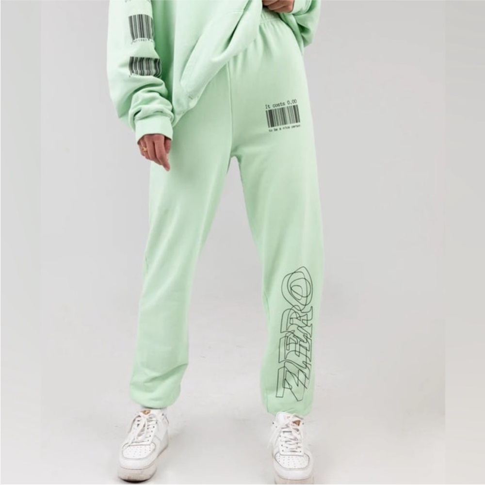 mayfair group “costs zero $ to be a nice person” joggers